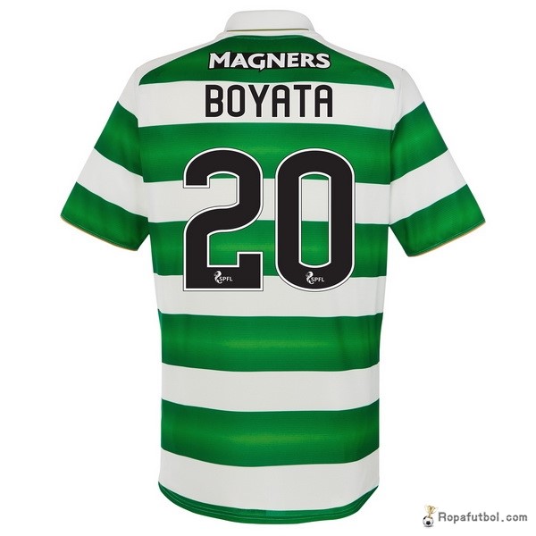 Camiseta Celtic Replica Primera Ropa Boyata 2016/17 Verde